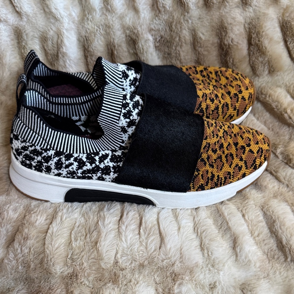 Mark Nason Animal Print Slip-On Shoes